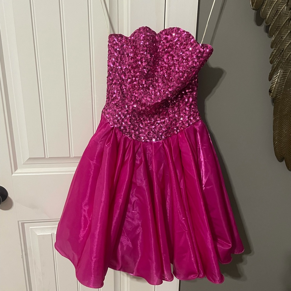 80’s Pink party dress